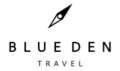 Cropped Blue Den Travel Logo
